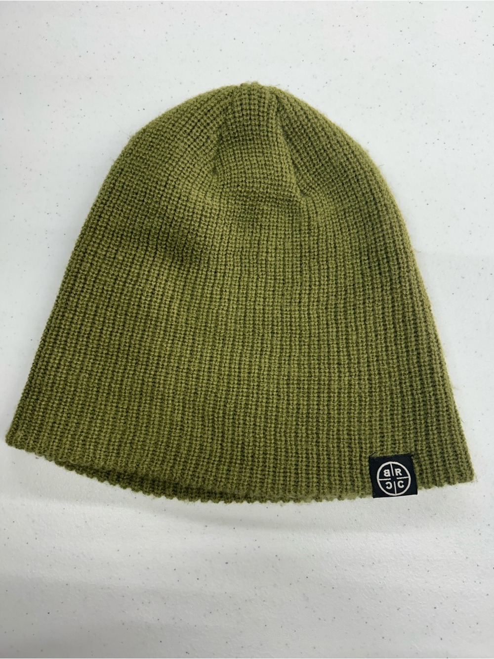 BRCC Olive Green Knit Beanie Hat